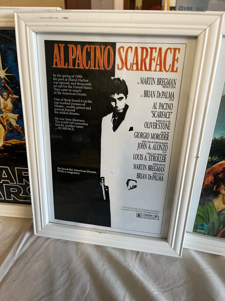 Framed poster “Scare Face” - Image 1
