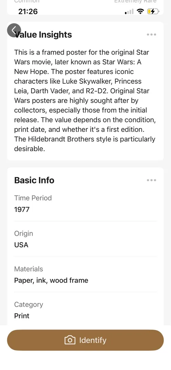 Framed poster “Star Wars” - Image 2