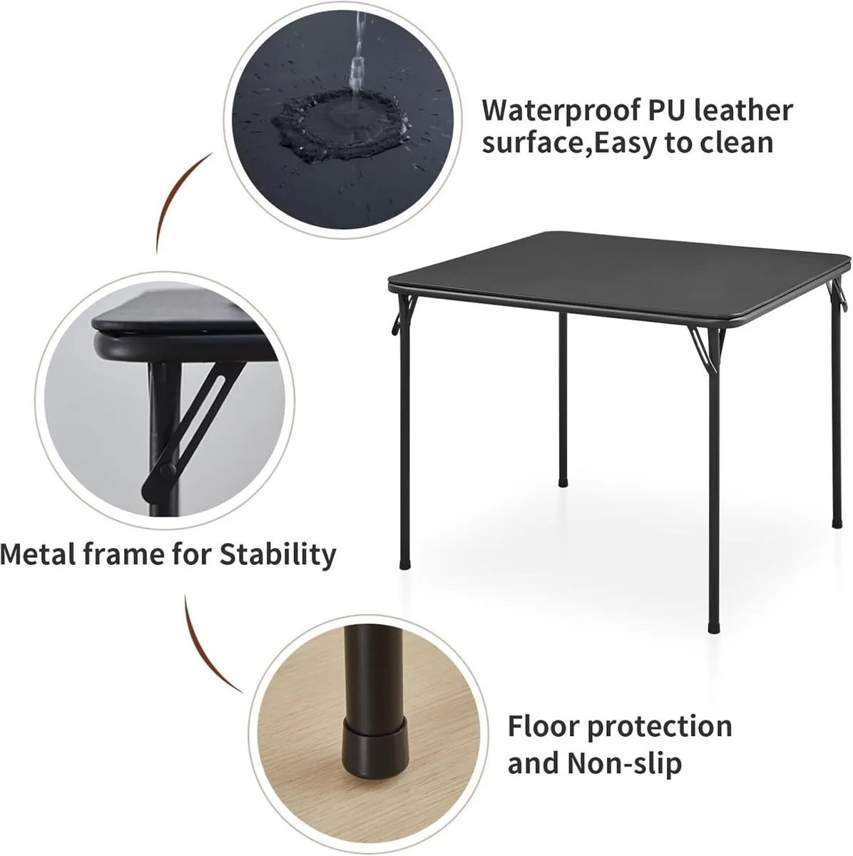 Foldable Table Folding for Indoor and Outdoor Use - Image 3