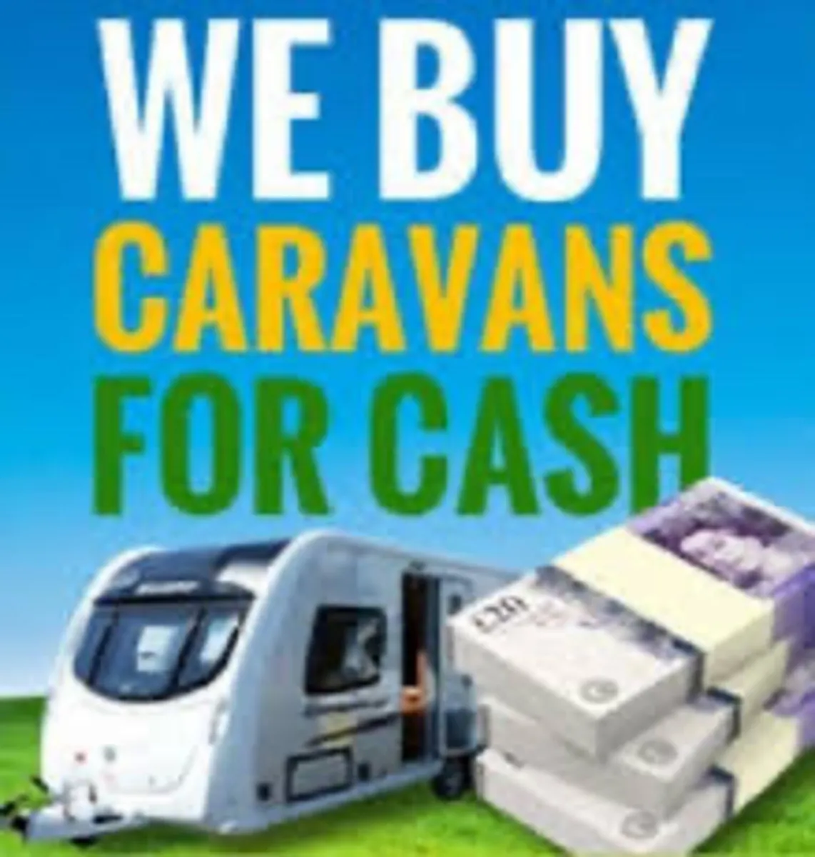 We buy touring Caravans and Mobile homes - Image 1