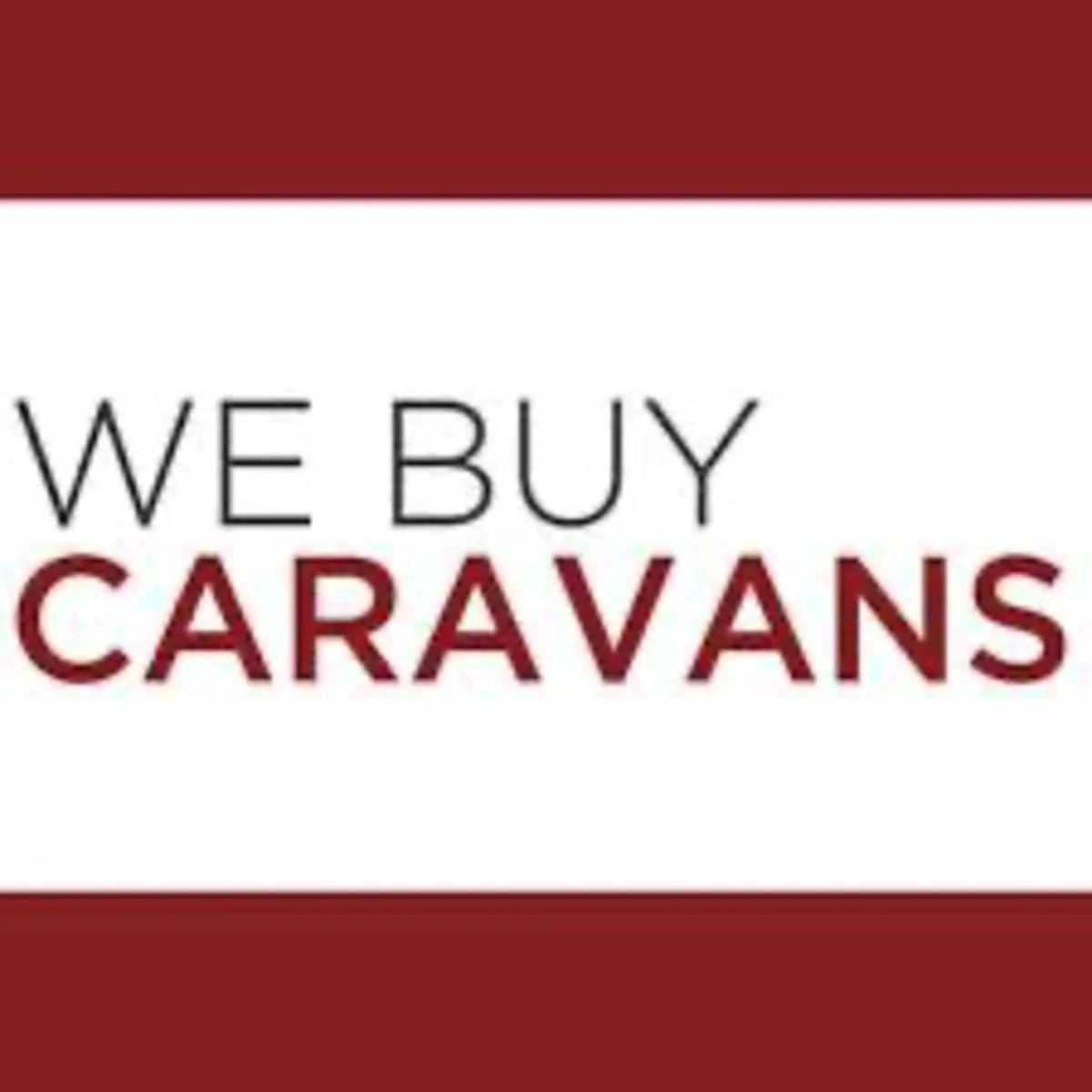 We buy touring Caravans and Mobile homes - Image 1
