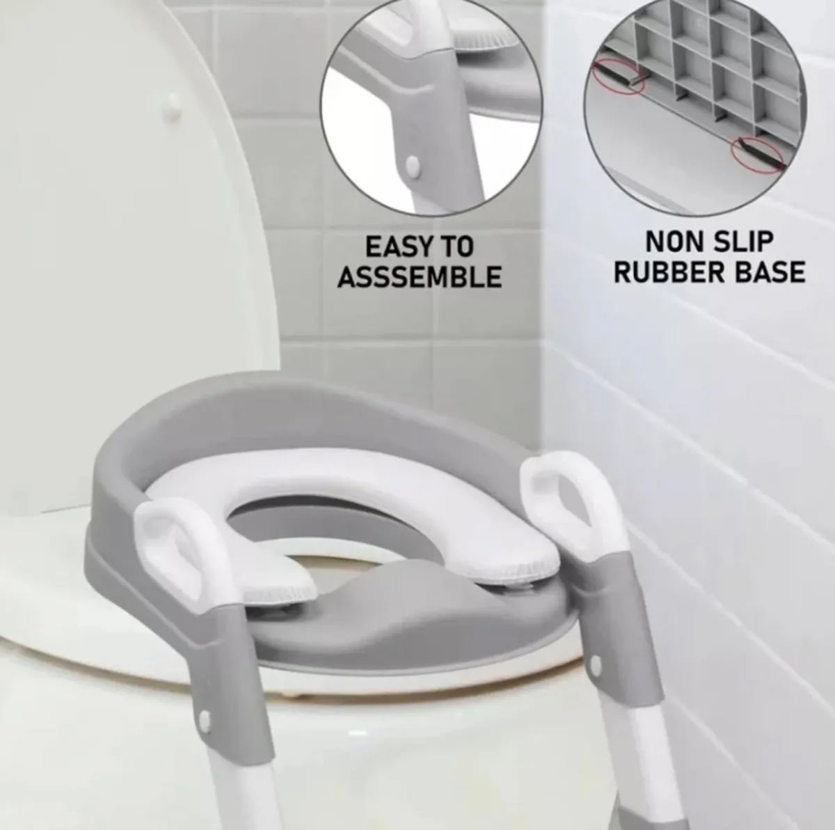 Child Toilet Seat And Ladder Toddler Training NEW - Image 3