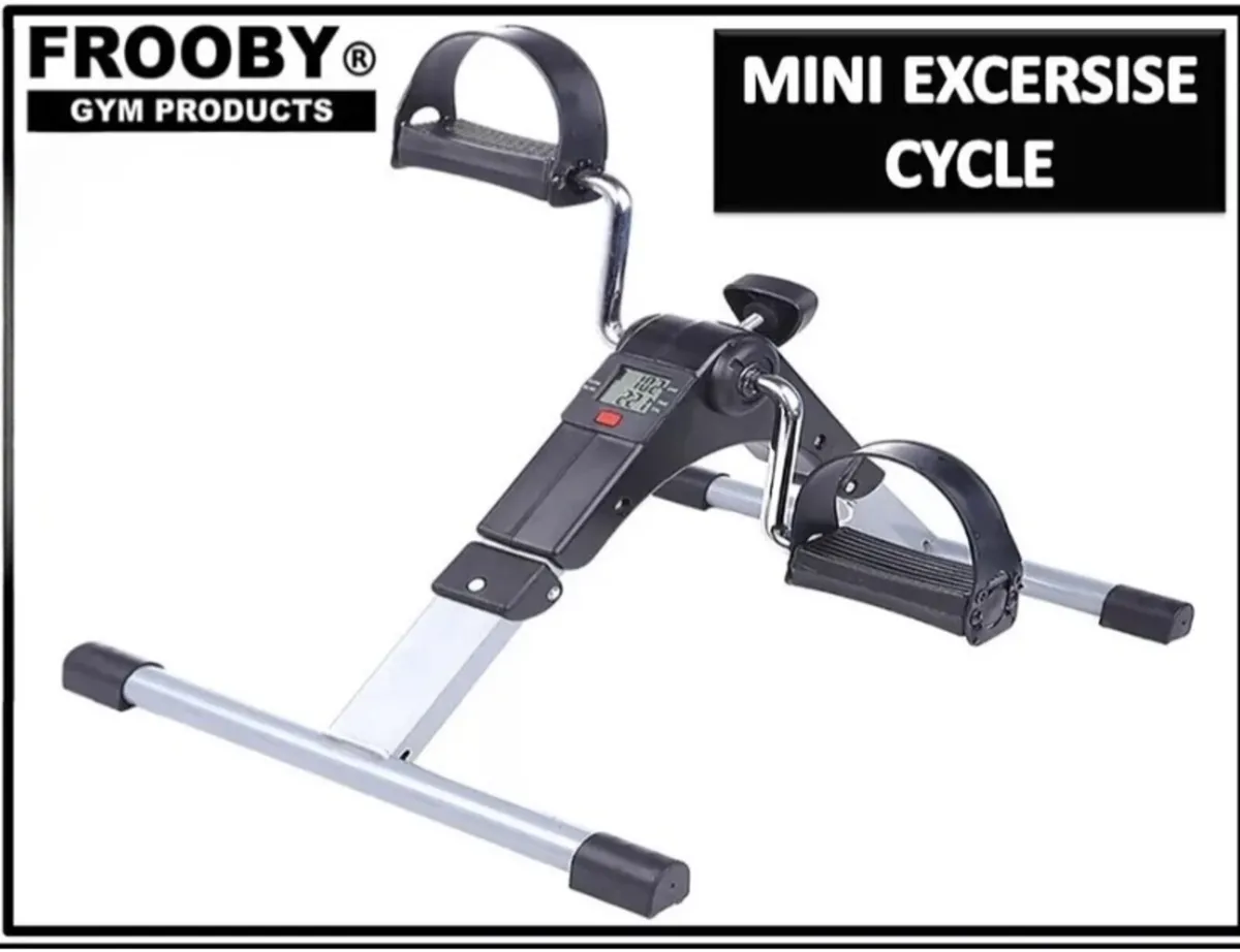 Mini Exercise Bike Portable Pedal Exerciser NEW - Image 1