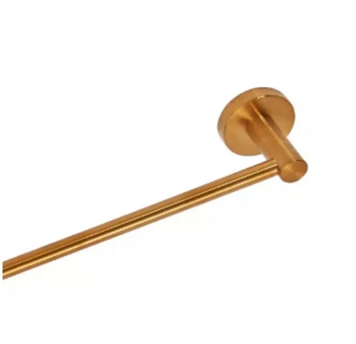 Brushed Brass Towel Rail 50cm NEW - Image 1