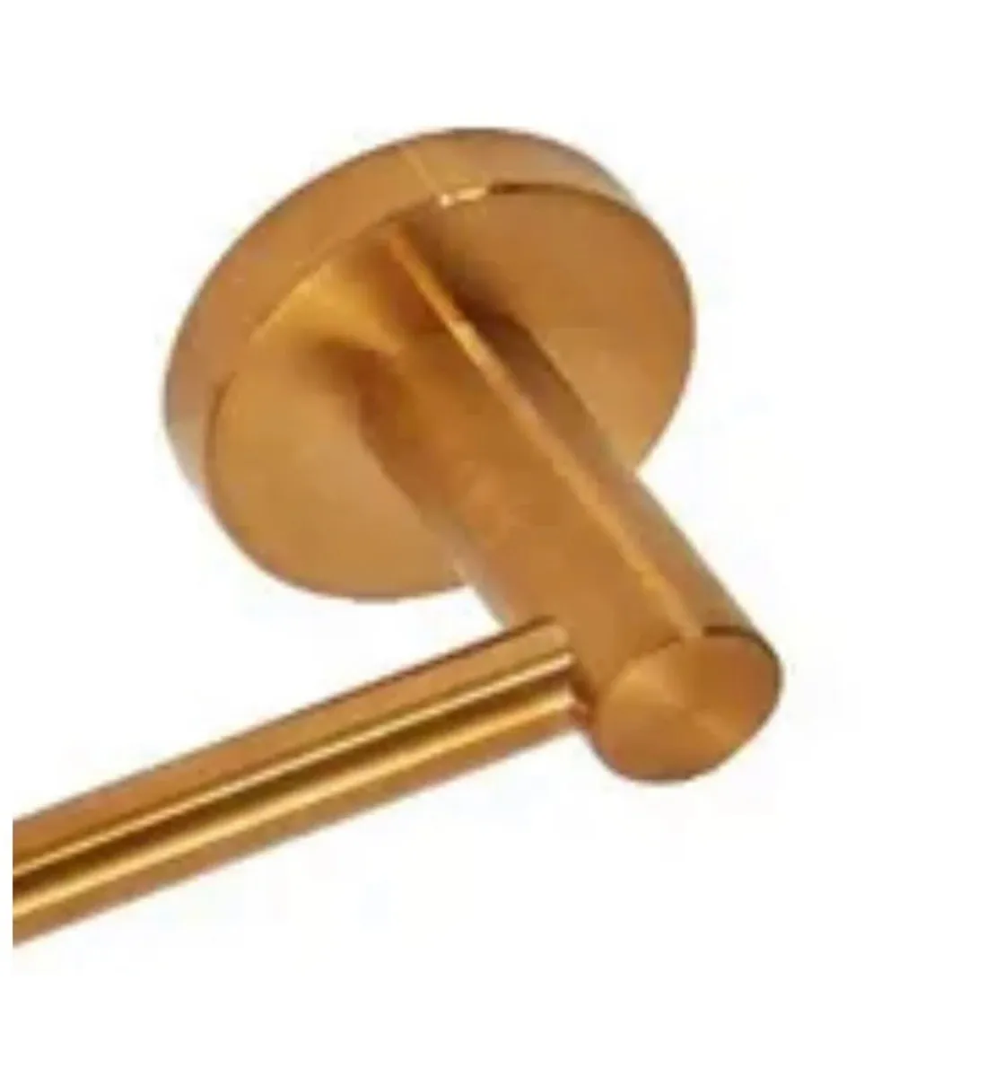 Brushed Brass Towel Rail 50cm NEW - Image 3