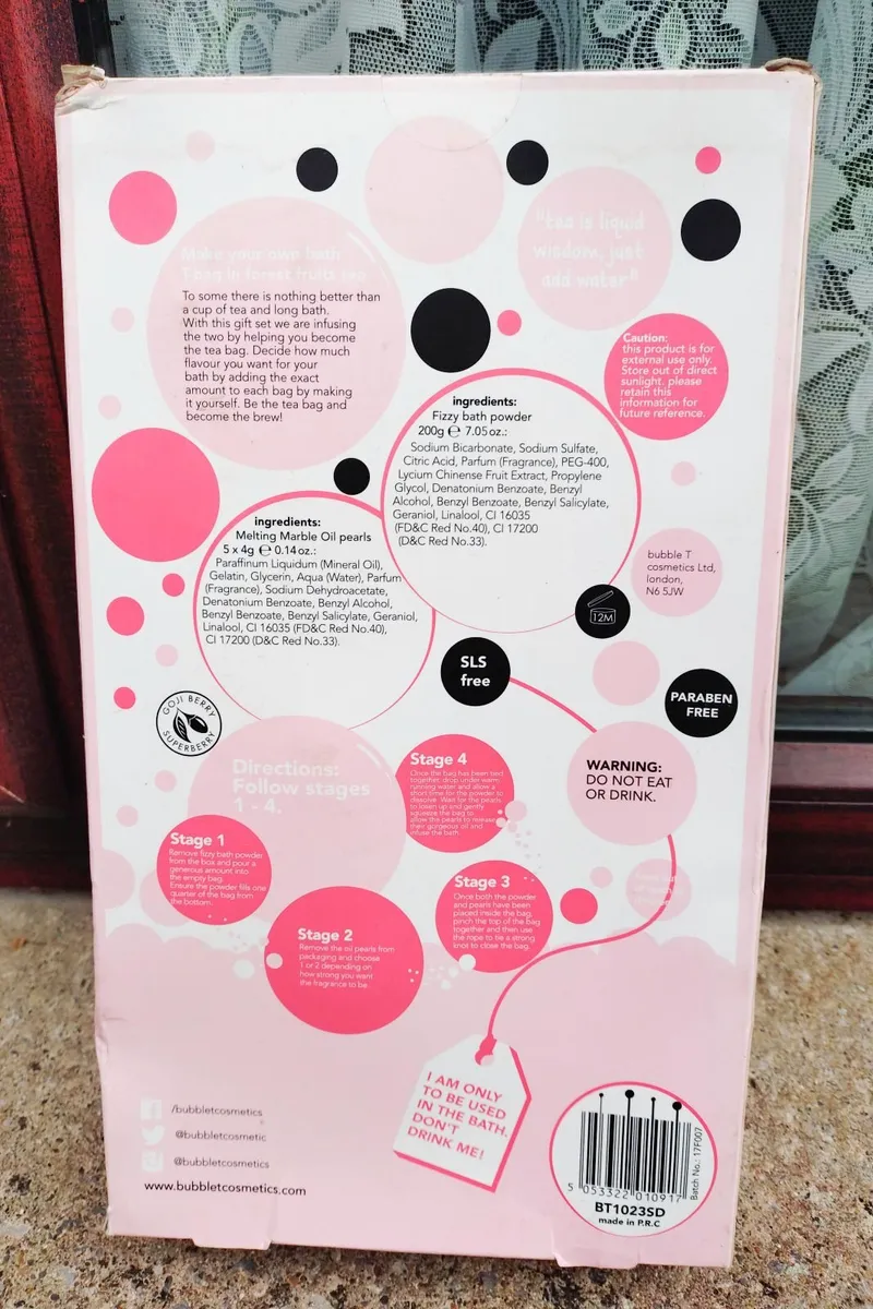 Bubble T. Bath & Body Box Set (brand New). - Image 4
