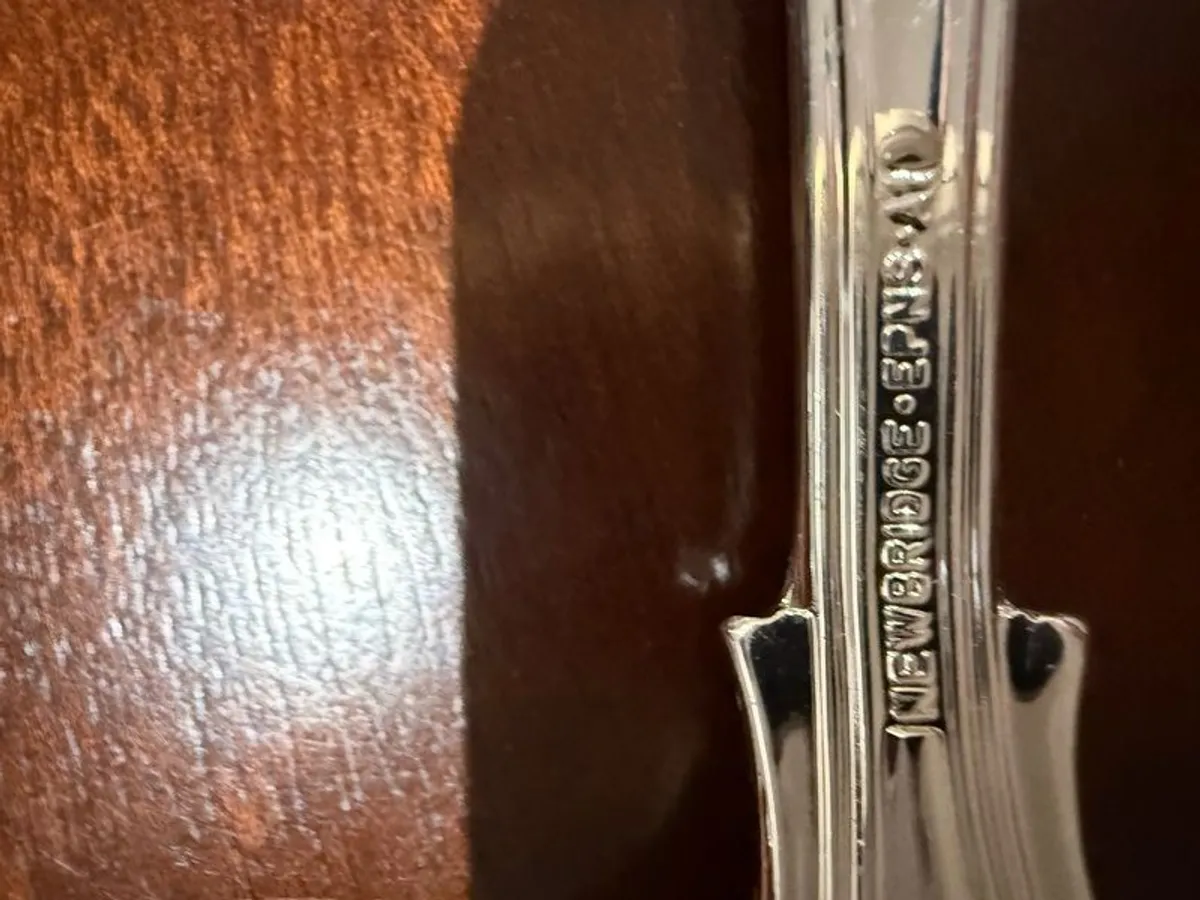 newbridge cutlery set kings  pattern epns 24 pieces in box - Image 2