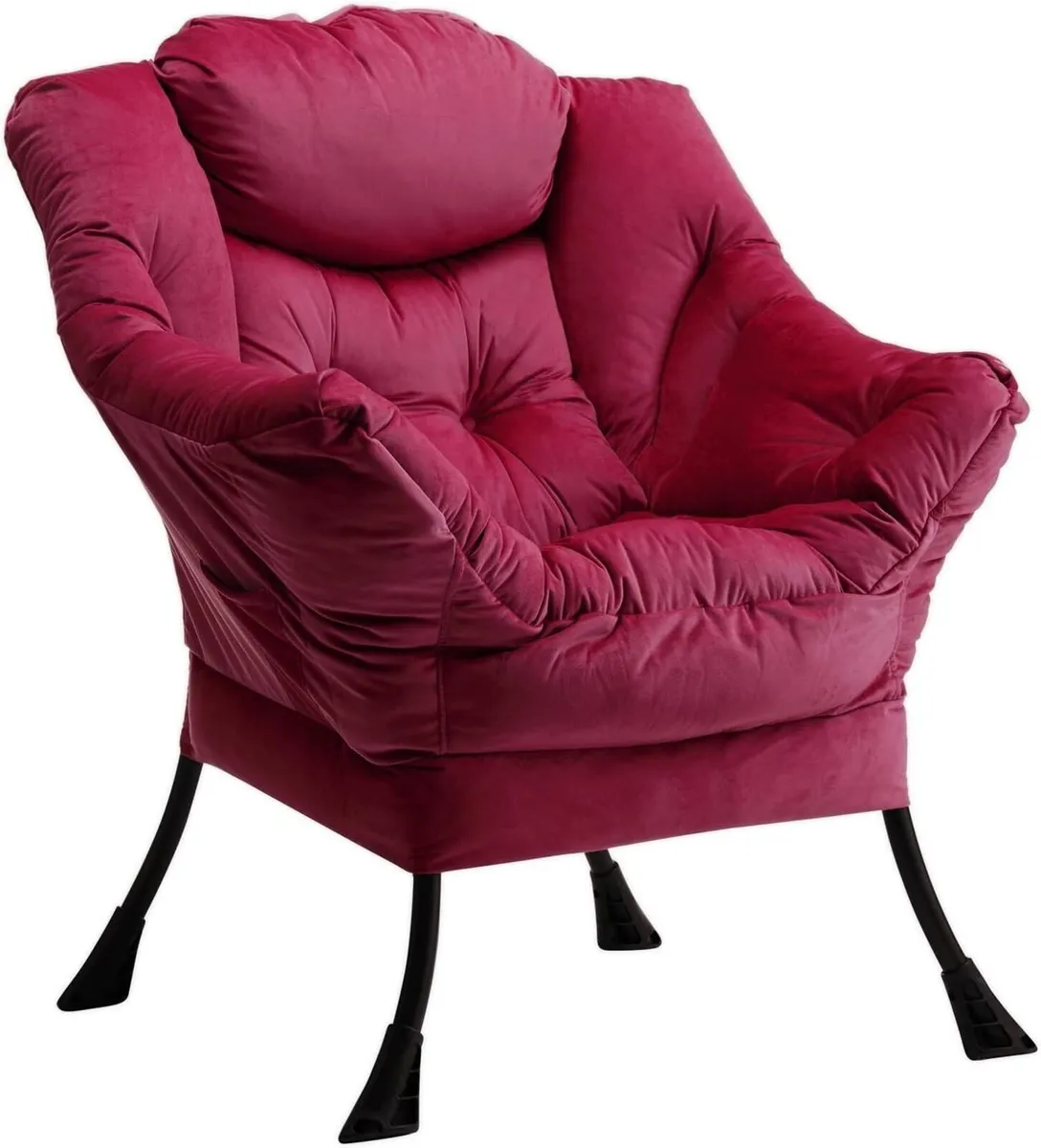 Armchair Living Room Comfy Velvet Readig Chair - Image 1