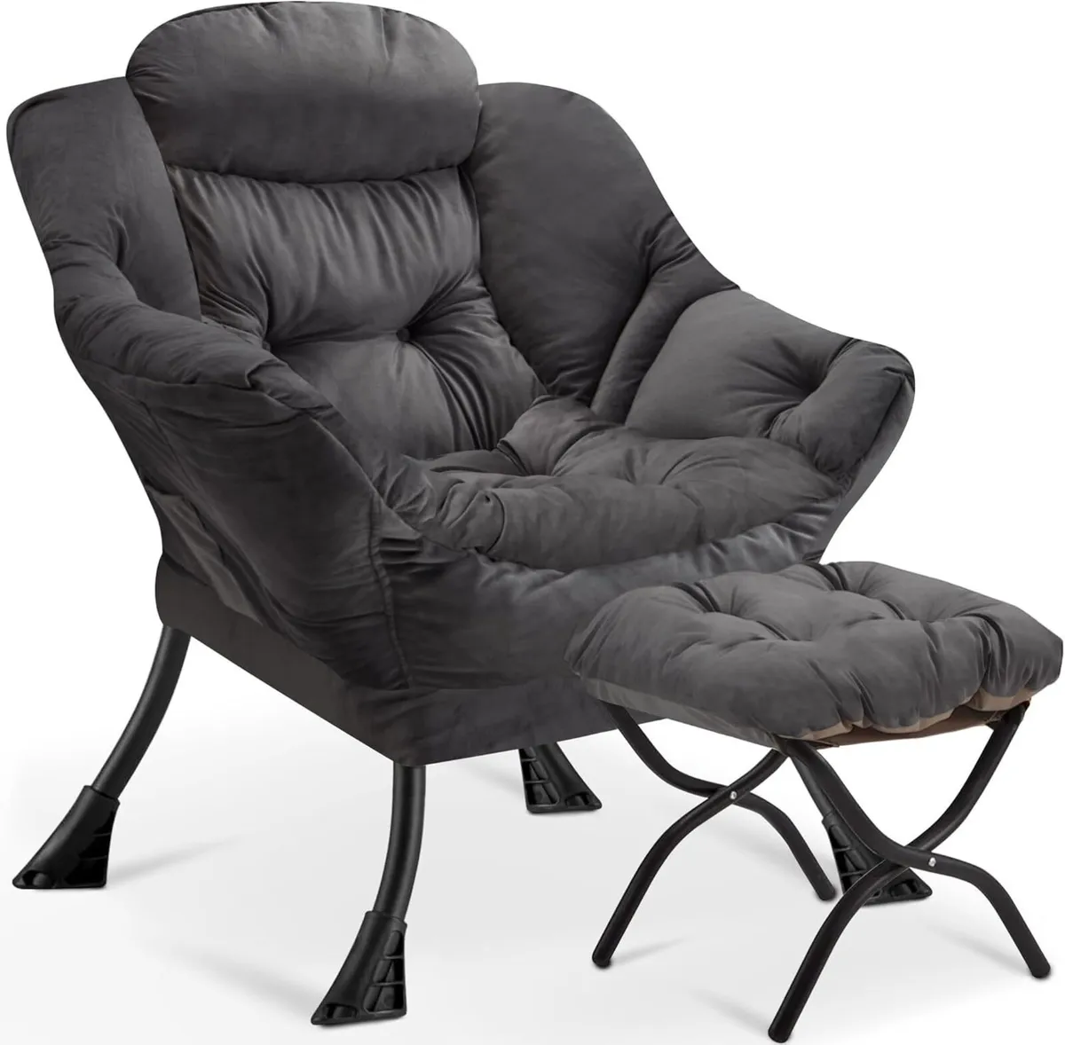 Armchair Living Room Comfy Reading Chair with - Image 1