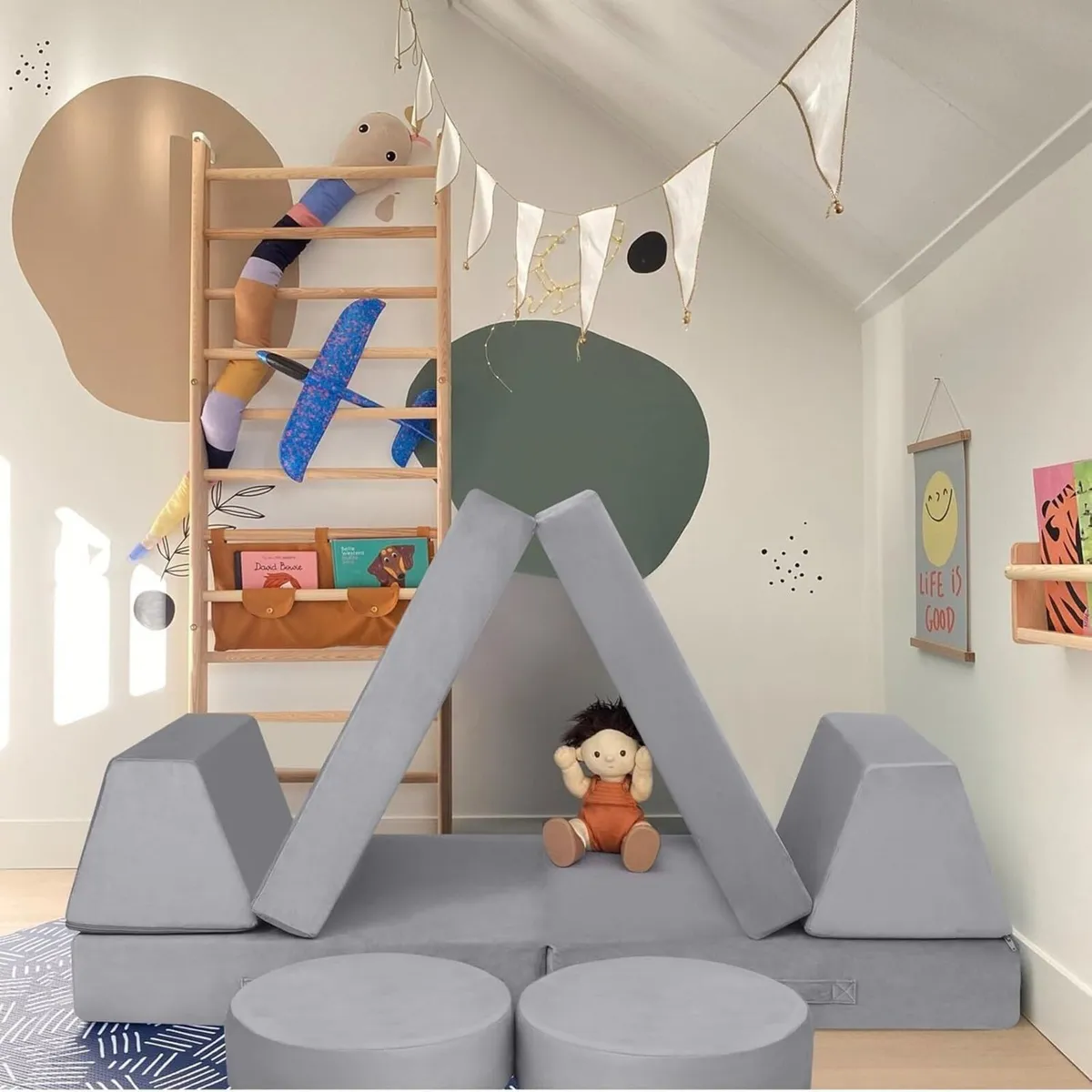 Kids Play Couch Modular Toddler Sofa Chair for - Image 2