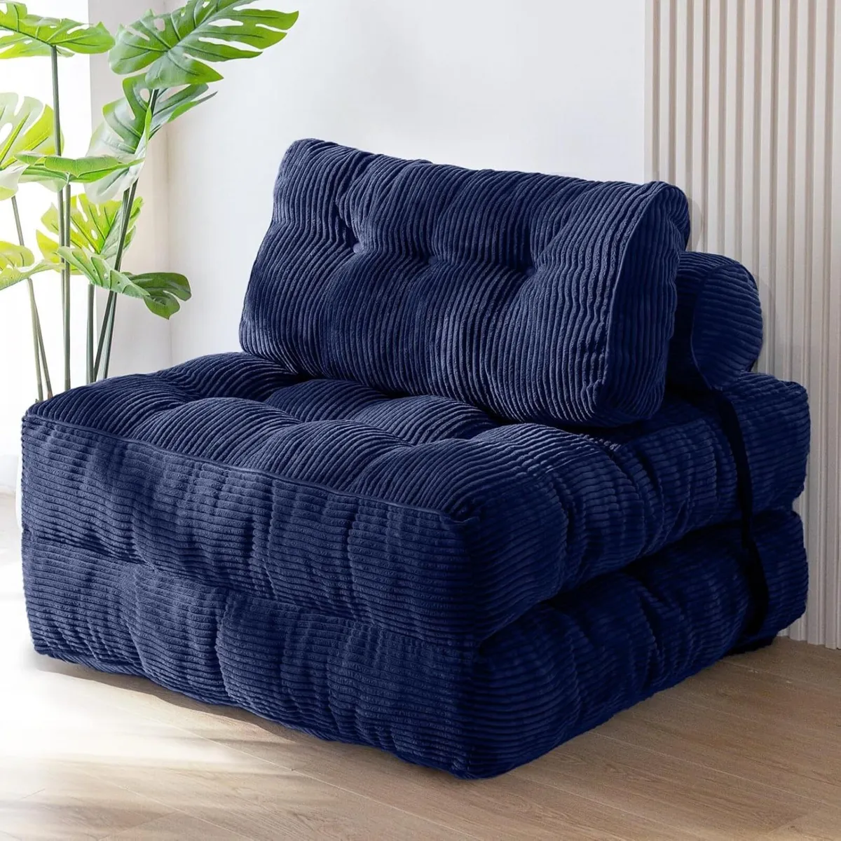Folding Sofa Bed Convertible Sleeper Chair with - Image 1