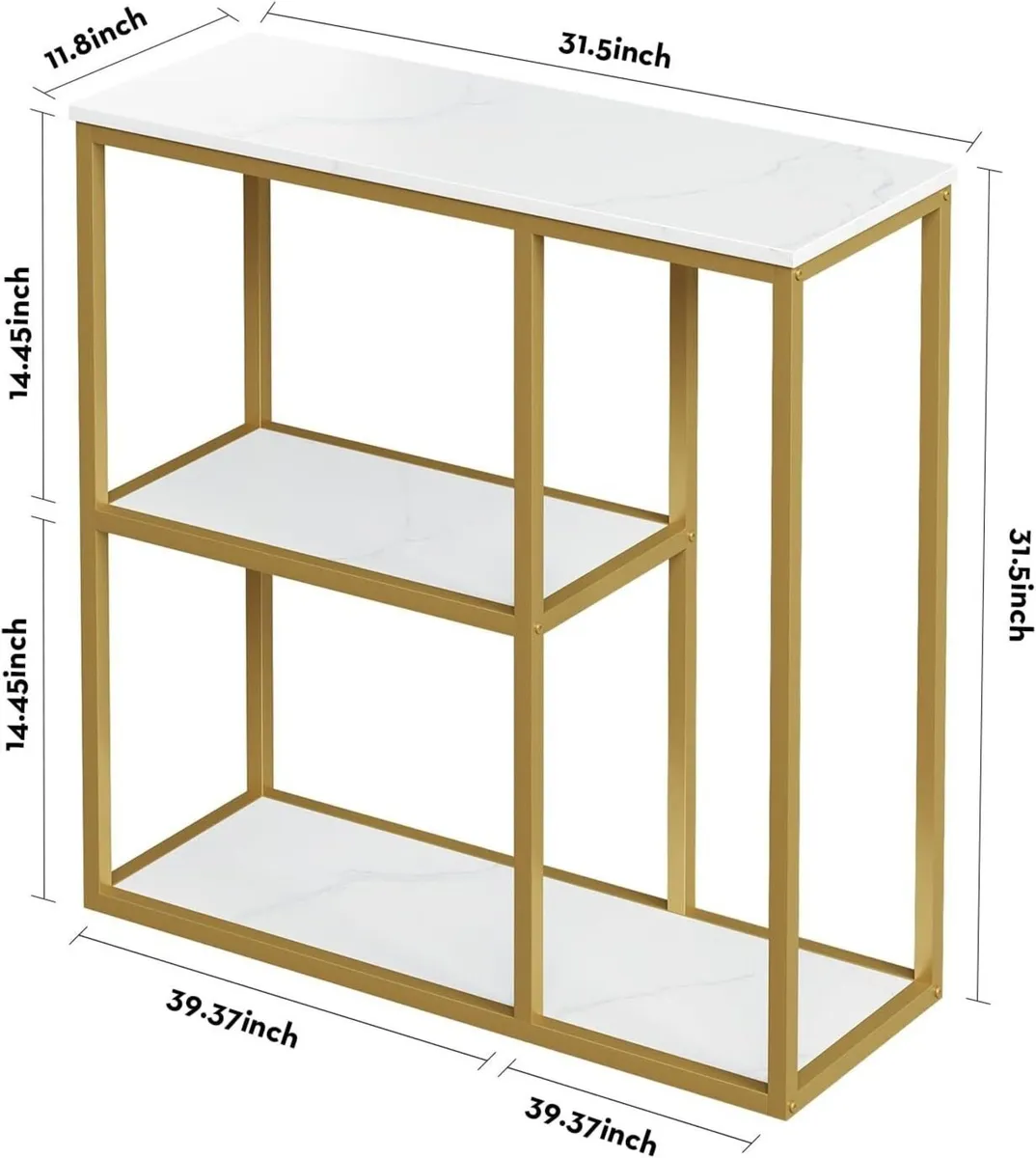 Console Table Small Entryway Tables with Storage - Image 2