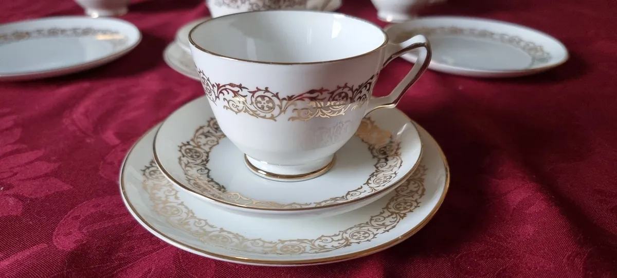 16Pc.Royal Stafford England BoneChina Part Tea Set - Image 2