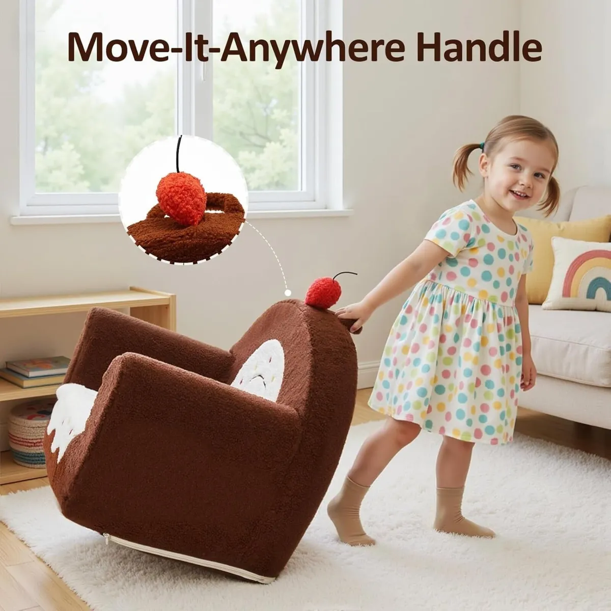 Toddler Chair – Kids for Ages 1–6 Cake Roll Plush - Image 2