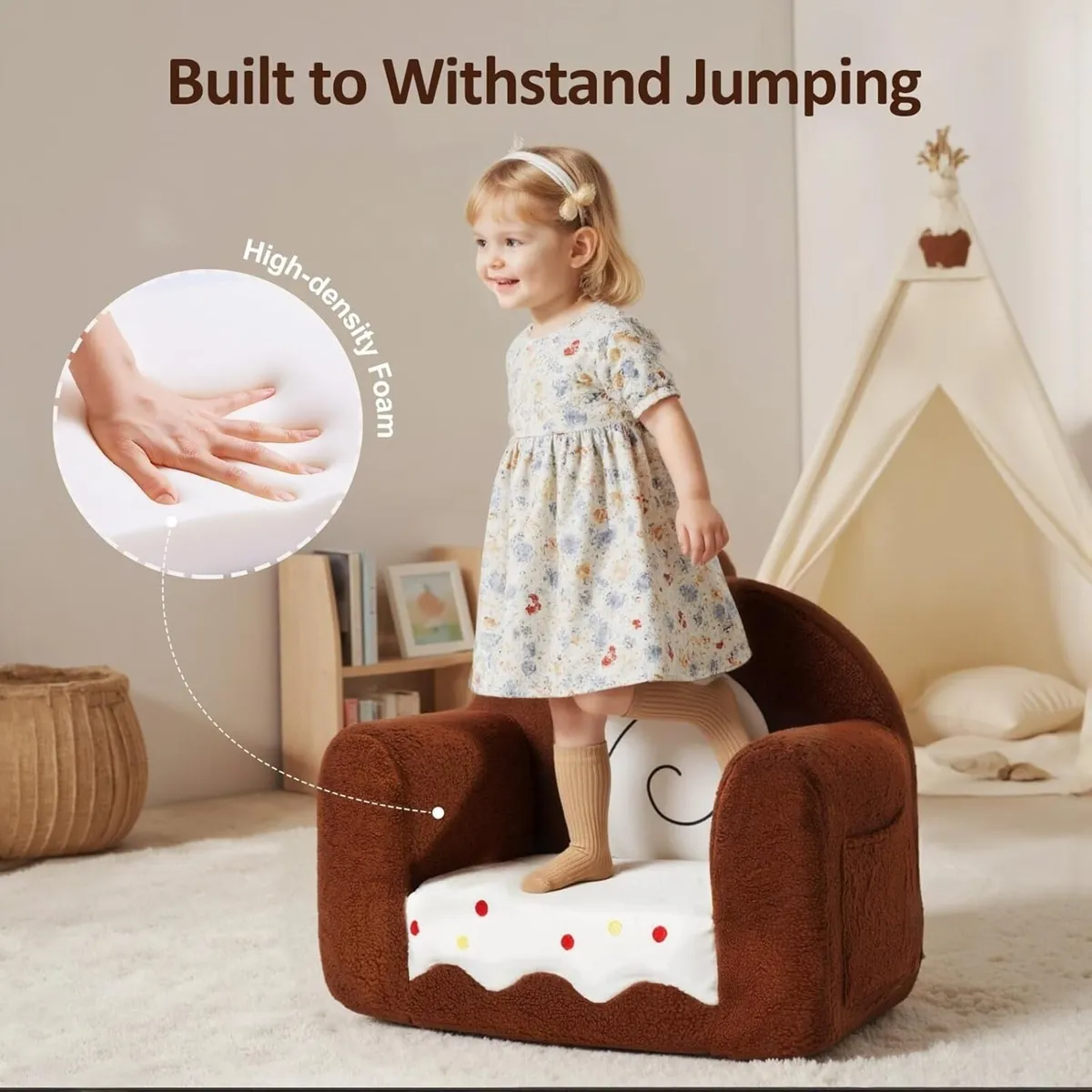 Toddler Chair – Kids for Ages 1–6 Cake Roll Plush - Image 4