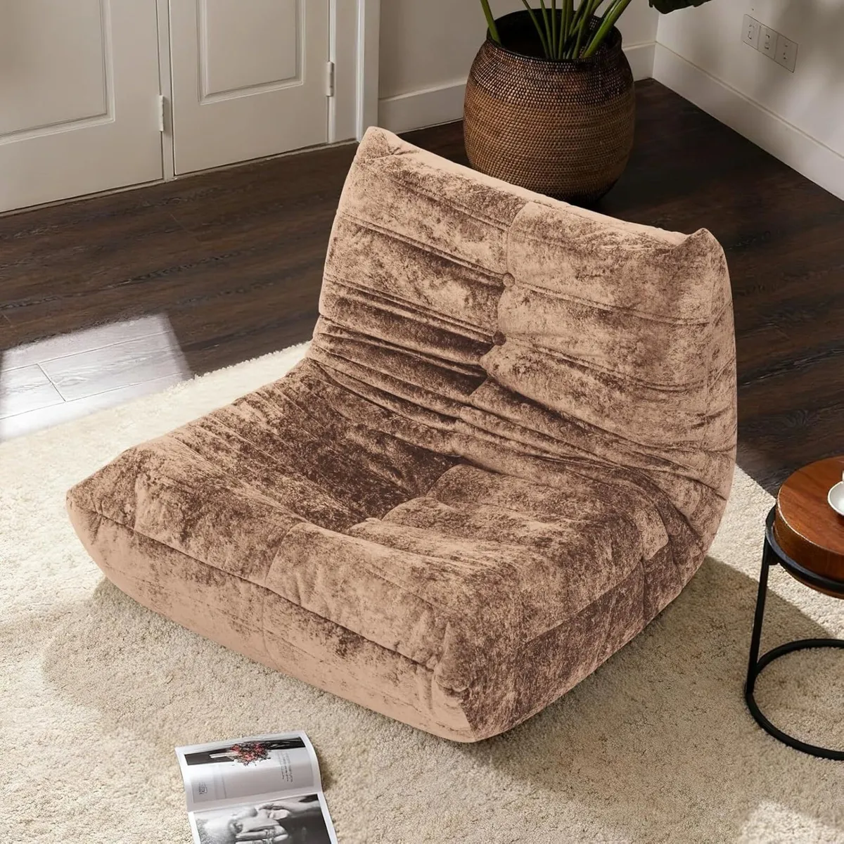 Boneless Floor Sofa - No Assembly Required Couch - Image 1