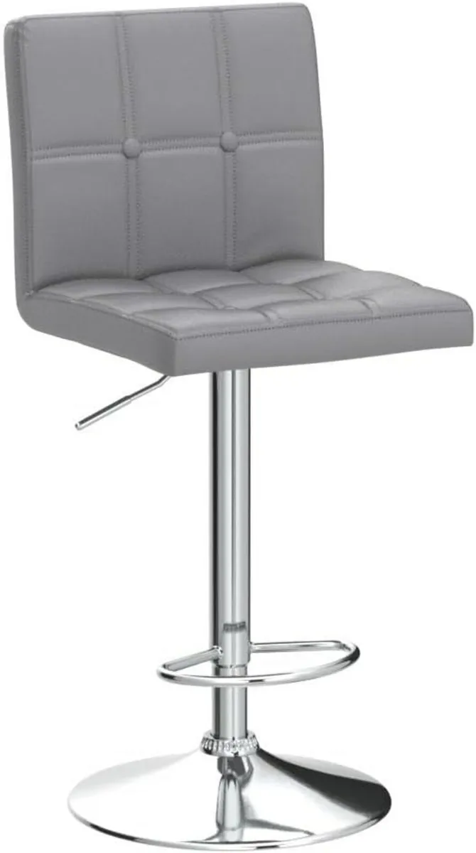 Bar Stools (2/Set) Adjustable Chairs Breakfast - Image 4