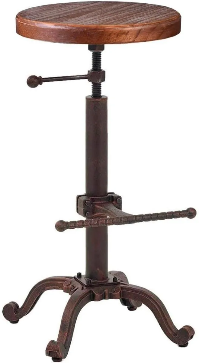 Industrial Retro Vintage Farm Wooden Tractor - Image 3