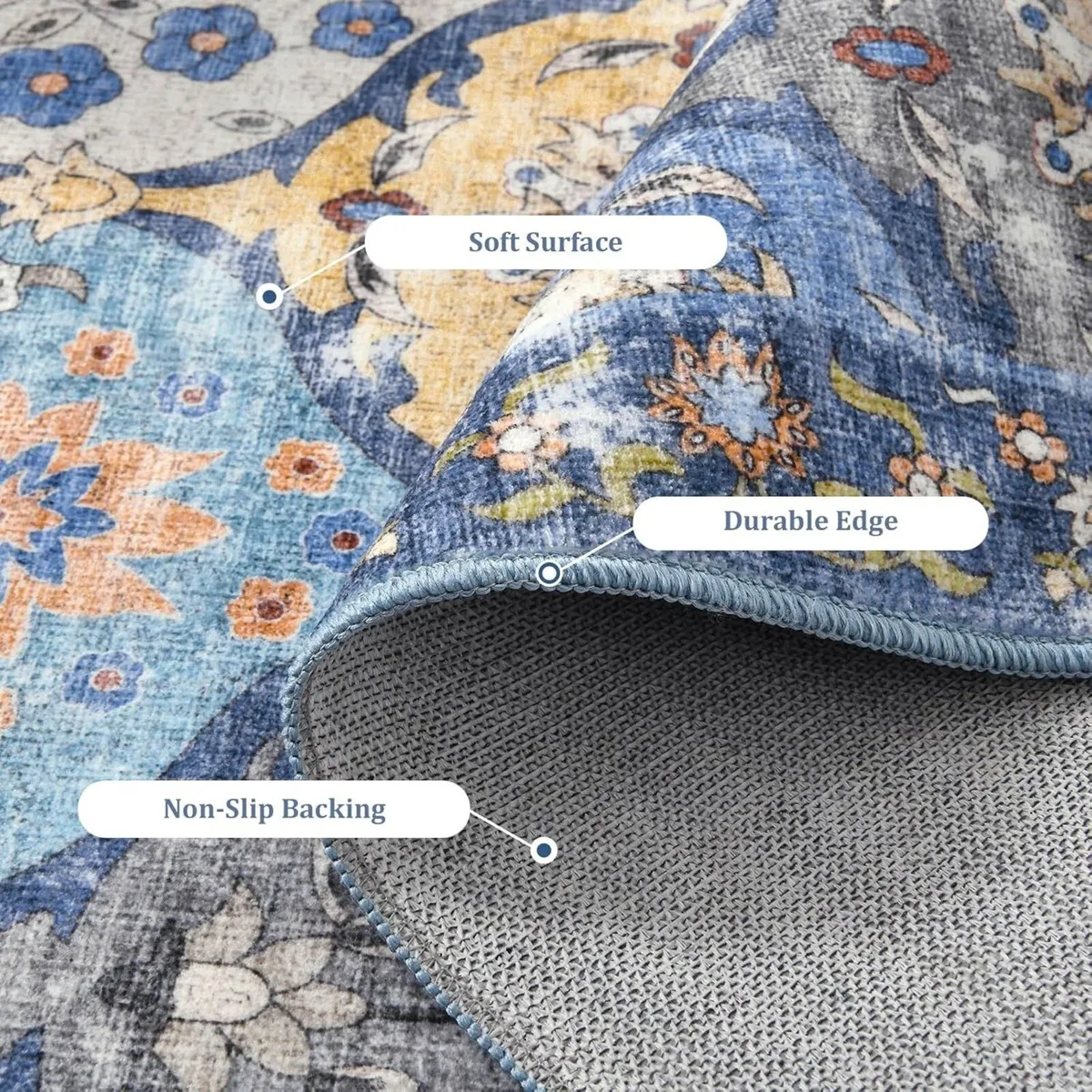 Large Rugs for Living Room 160x230cm Machine - Image 3