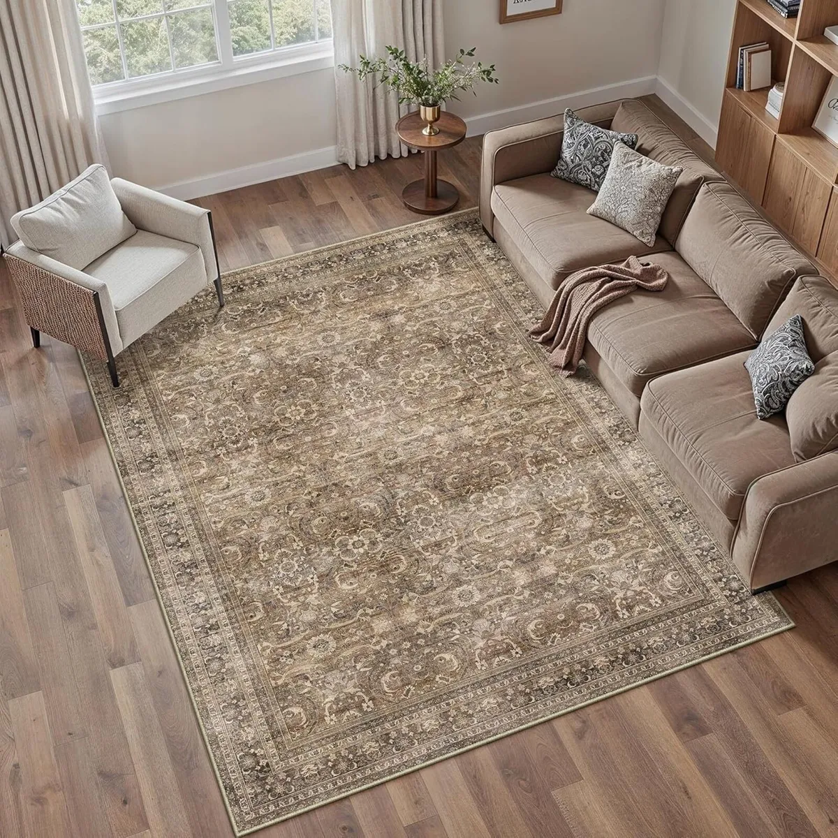 160x230cm Vintage Rugs for Bedroom Living Room - Image 1