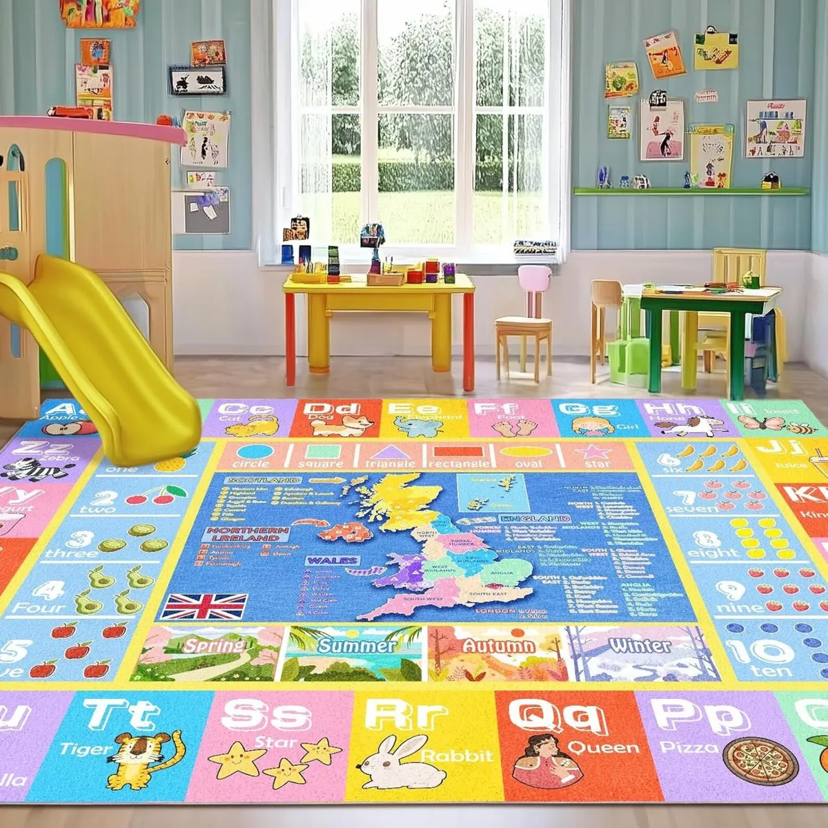 Kids Carpet Playmat Rug - 140x200 cm Huge Large - Image 2