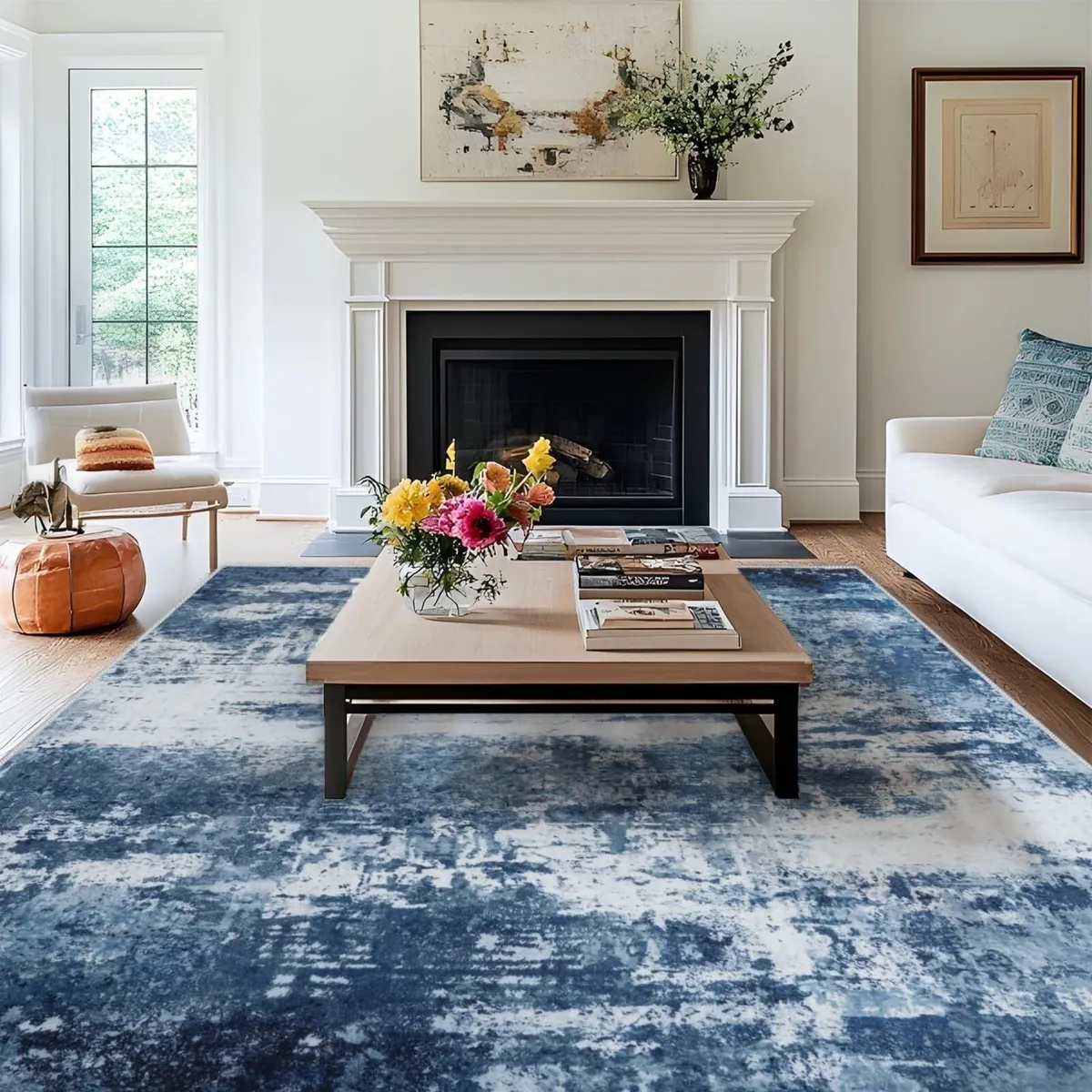 Washable Rugs Living Room Large 160x230cm Area - Image 1