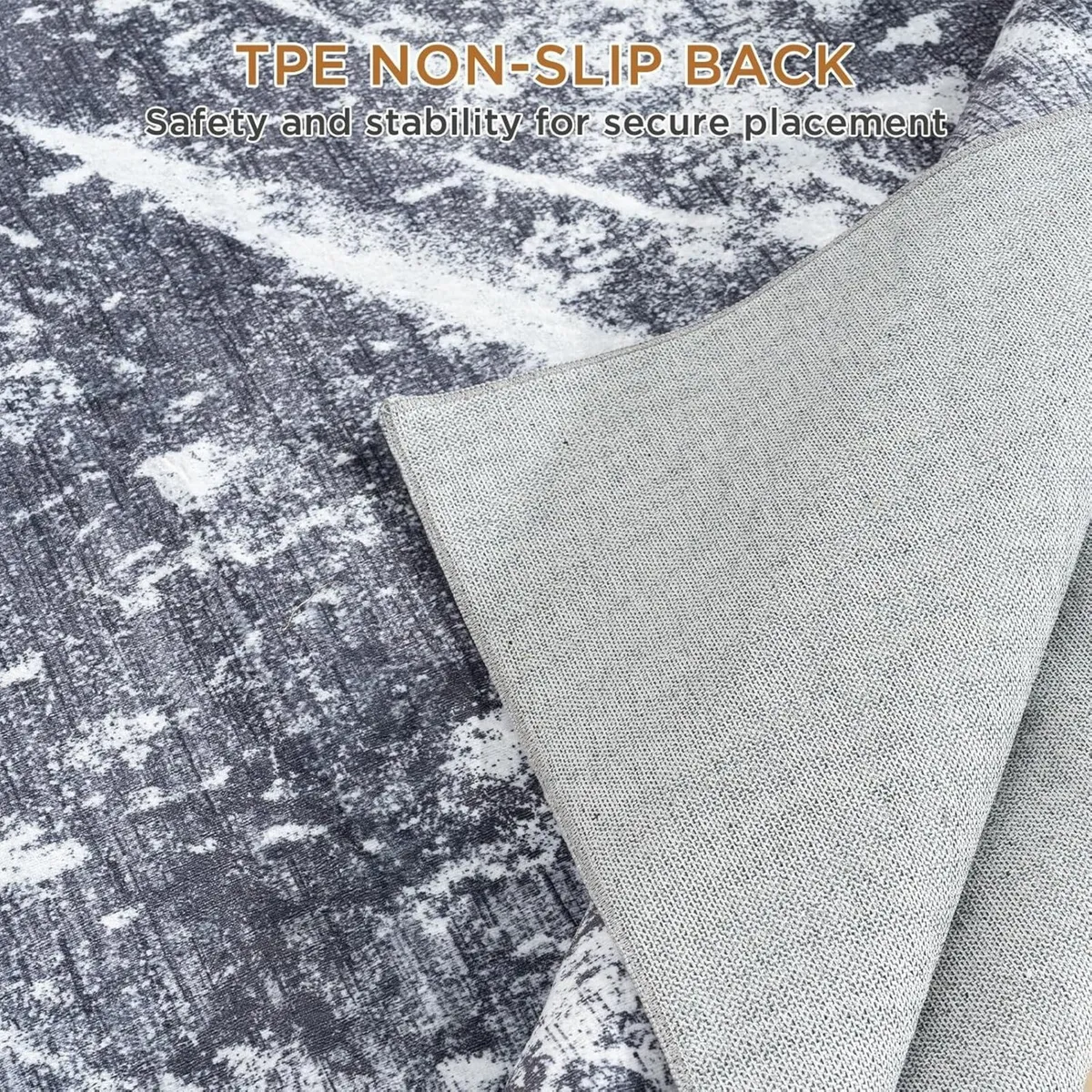 Machine Washable Rugs for Living Room - Modern - Image 4