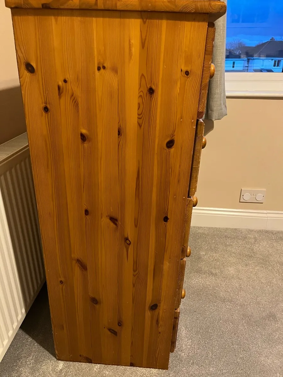 Solid Pine Chest of drawers - Image 2