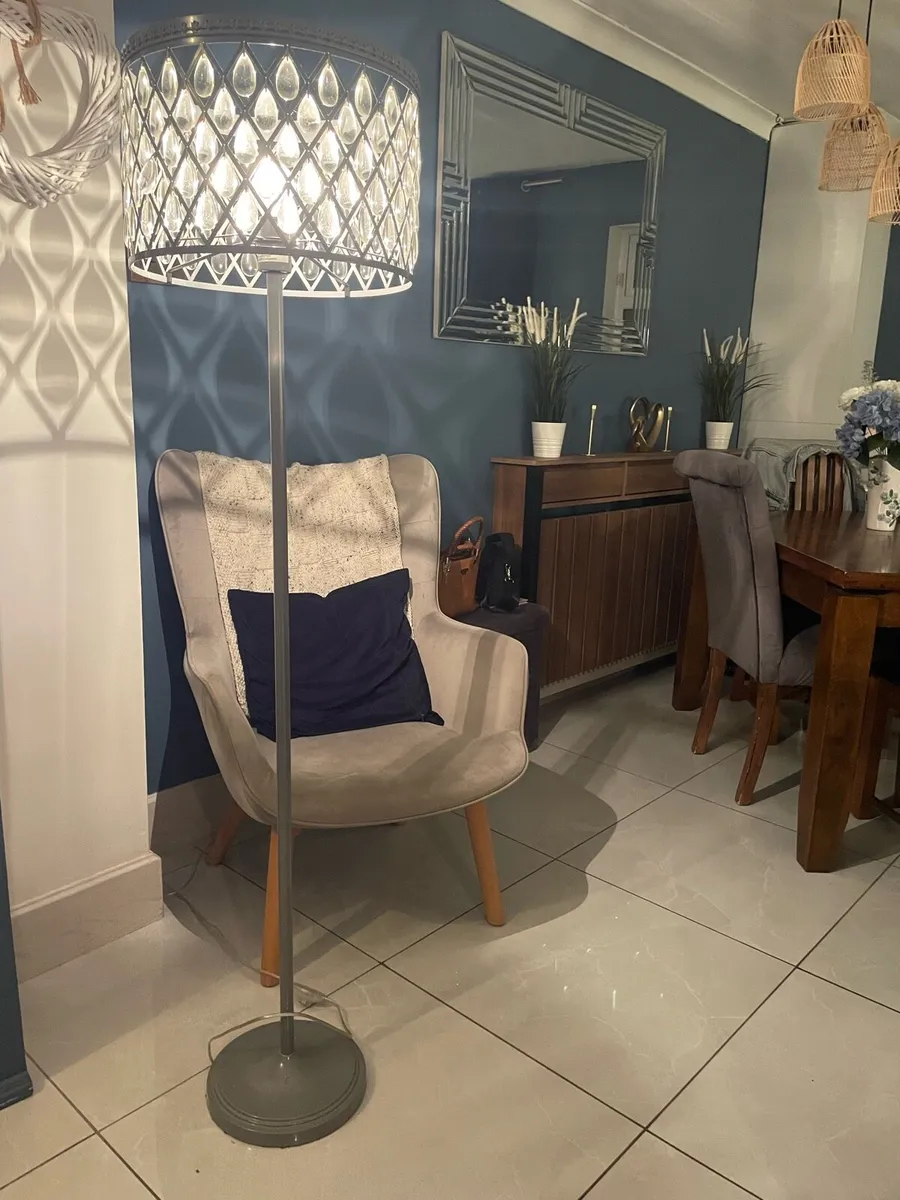 Standing Grey Lamp - Image 1