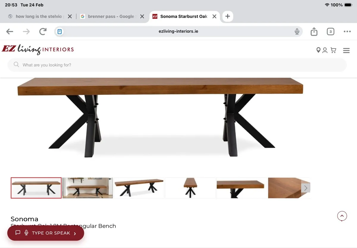 Dining table and bench - Image 3