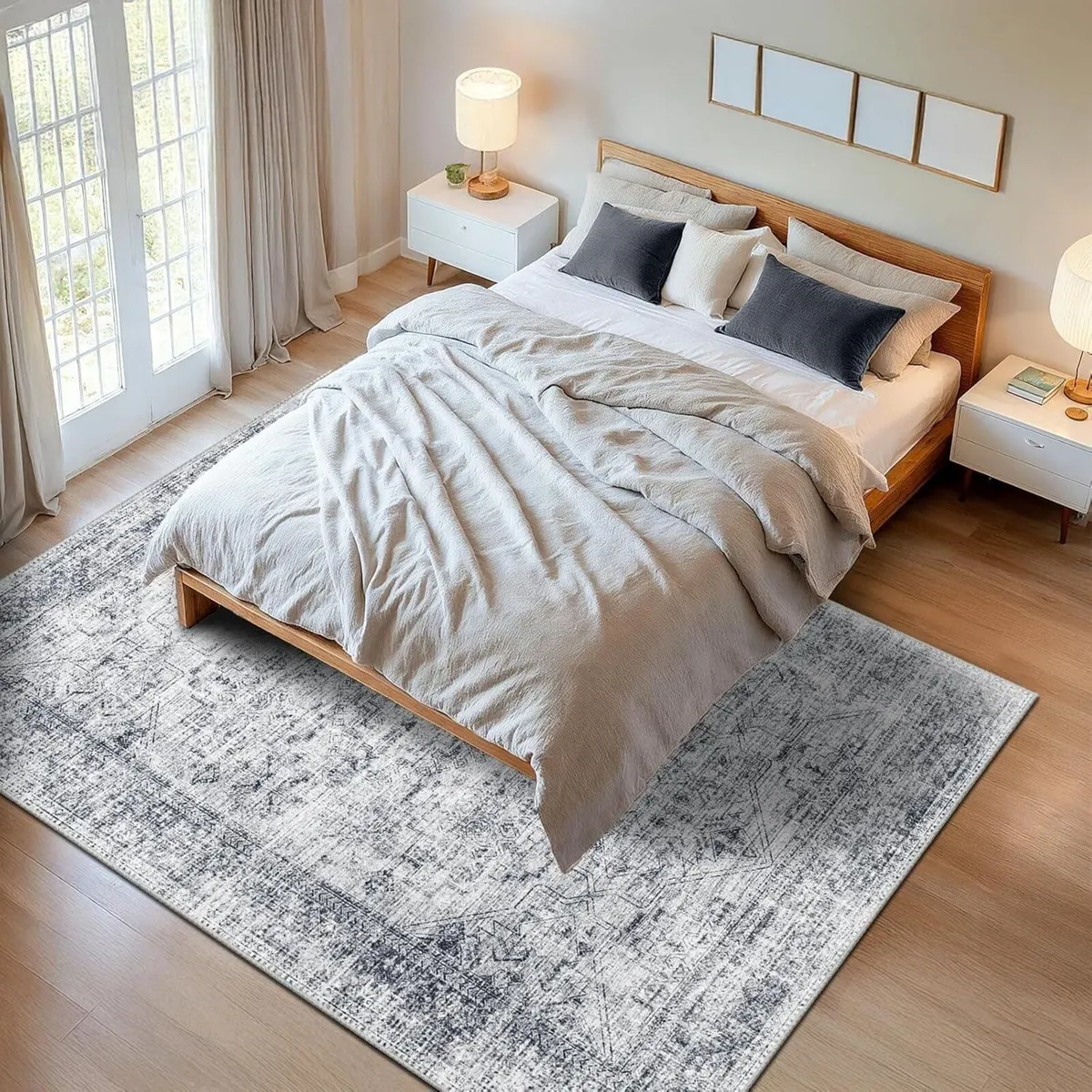 Modern Washable Rug 200 x 300 cm - Contemporary - Image 2