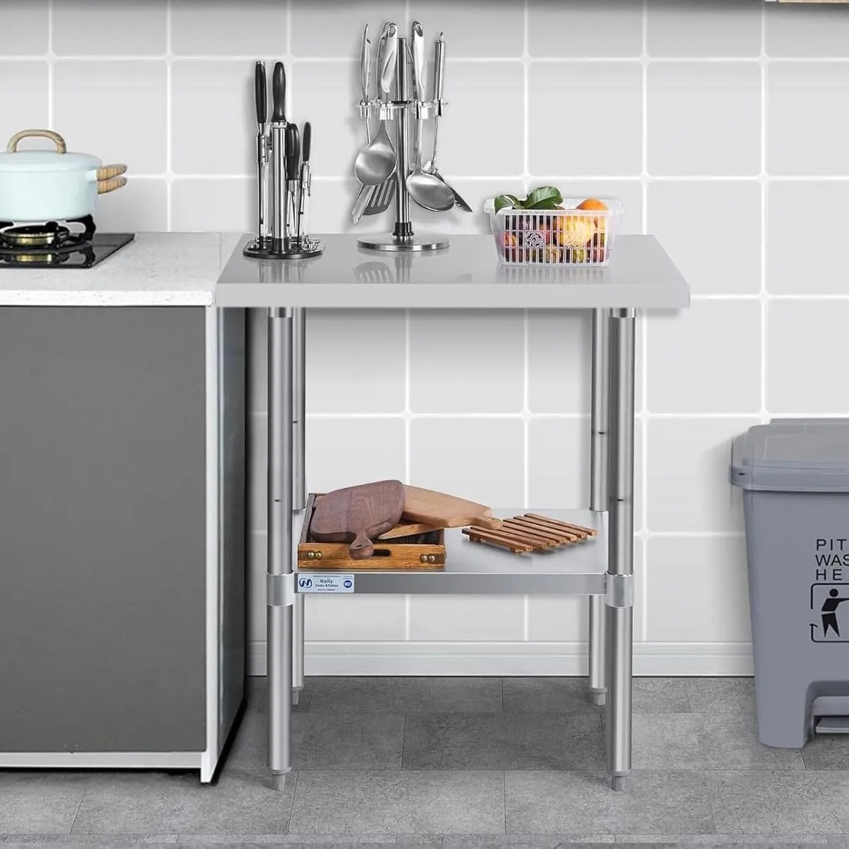 Stainless Steel Table for Prep Work 24 x Inches - Image 2