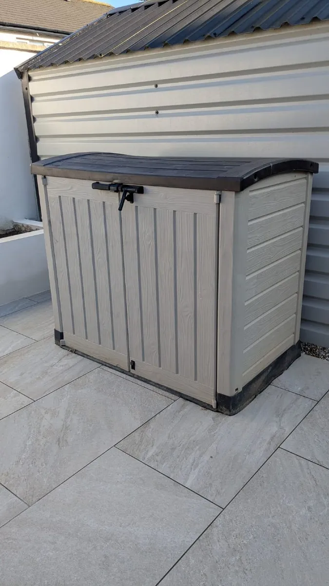 Keter Store-it-out ARC Beige & brown 1200L Garden - Image 3