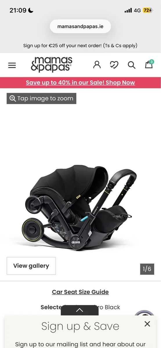 Doona X (Isofix Base & Accessories Available) - Image 1