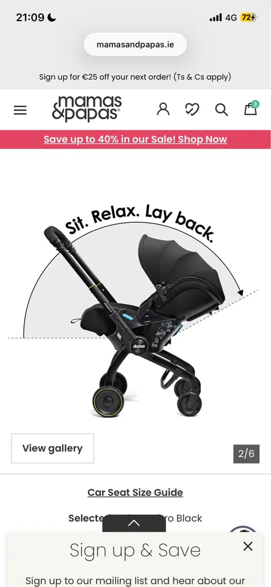 Doona X (Isofix Base & Accessories Available) - Image 3