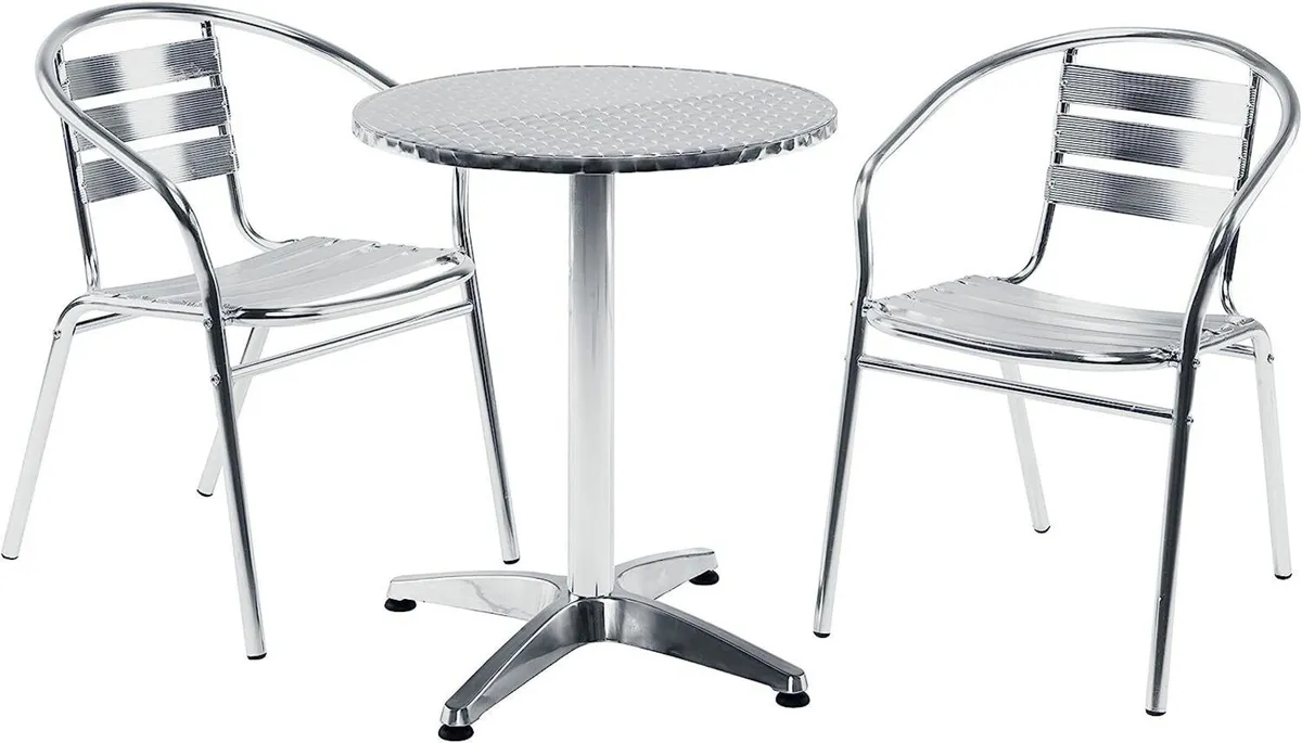 Indoor/Outdoor Round Bistro Table - Image 1