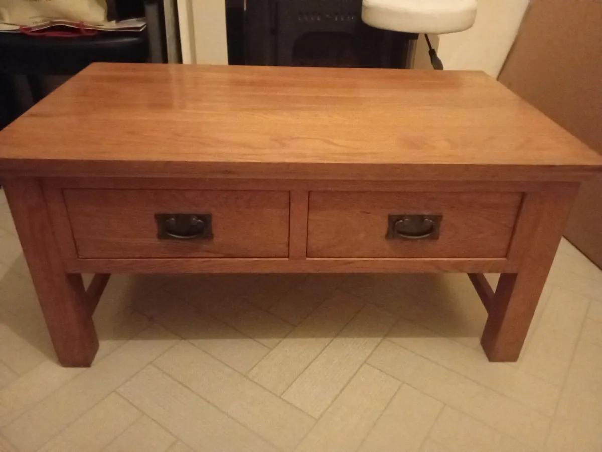 Oak Coffee Table - Image 1