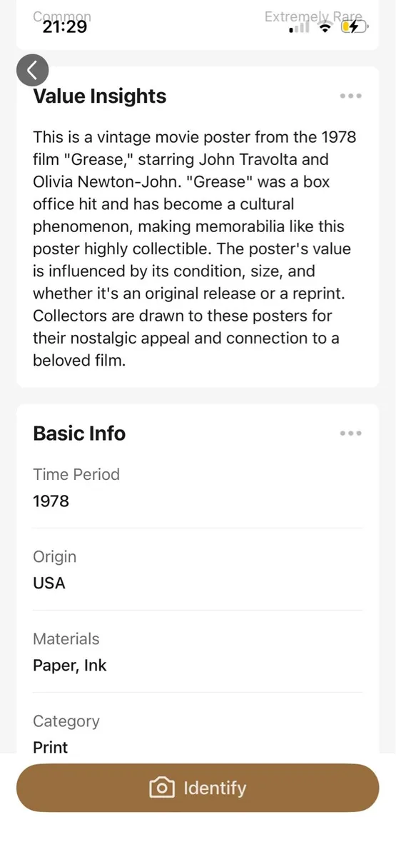 Framed poster “Grease” - Image 2