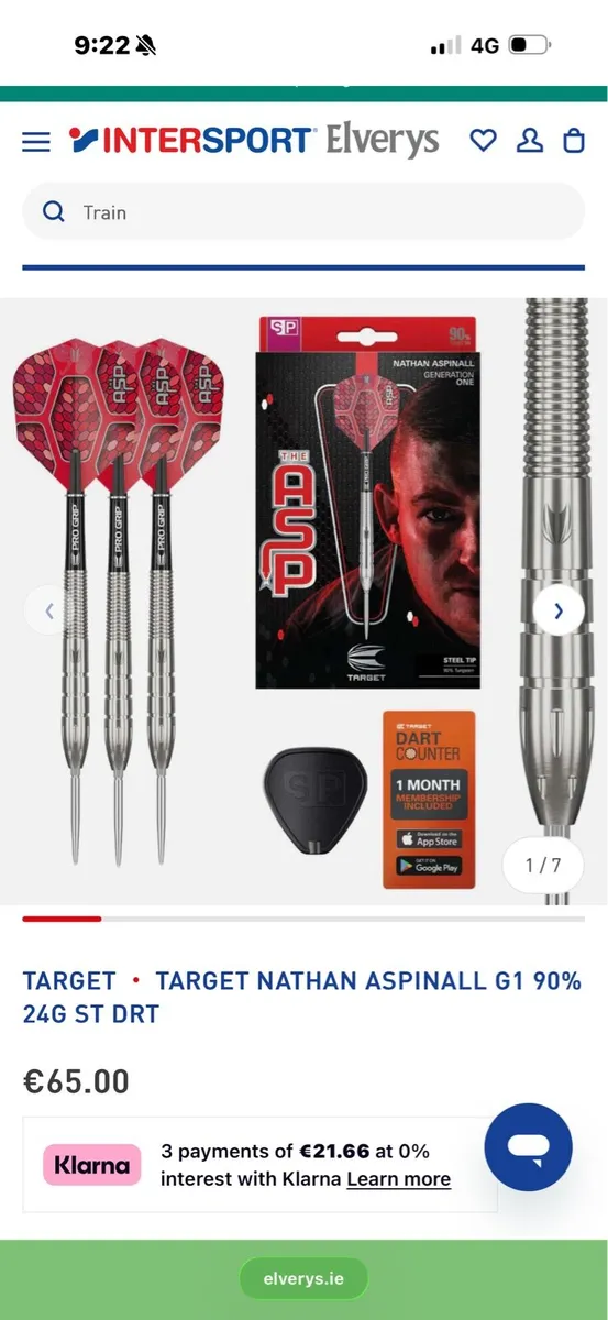 Nathan Aspinall G1 26g Darts With Fusion Stems - Image 3