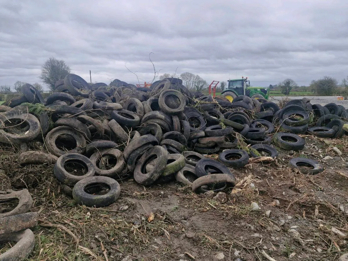 Tyres for silage pit