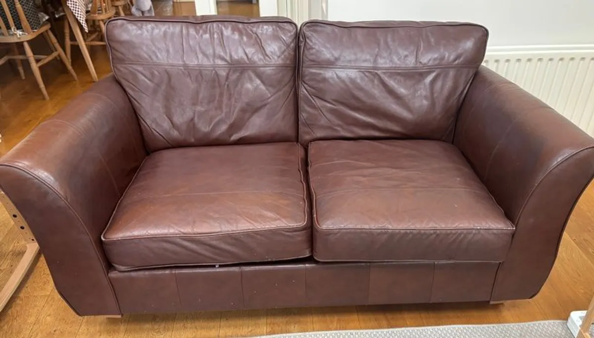 Free Genuine Leather Couch