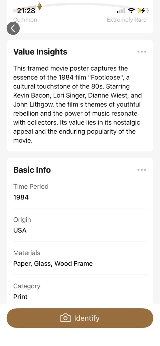 Framed poster “ Footloose “ - Image 2