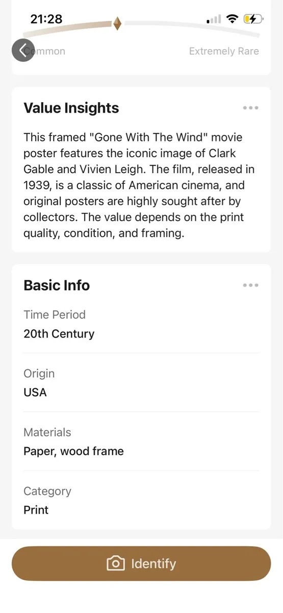 Framed poster “ Gone With the Wind “ - Image 2