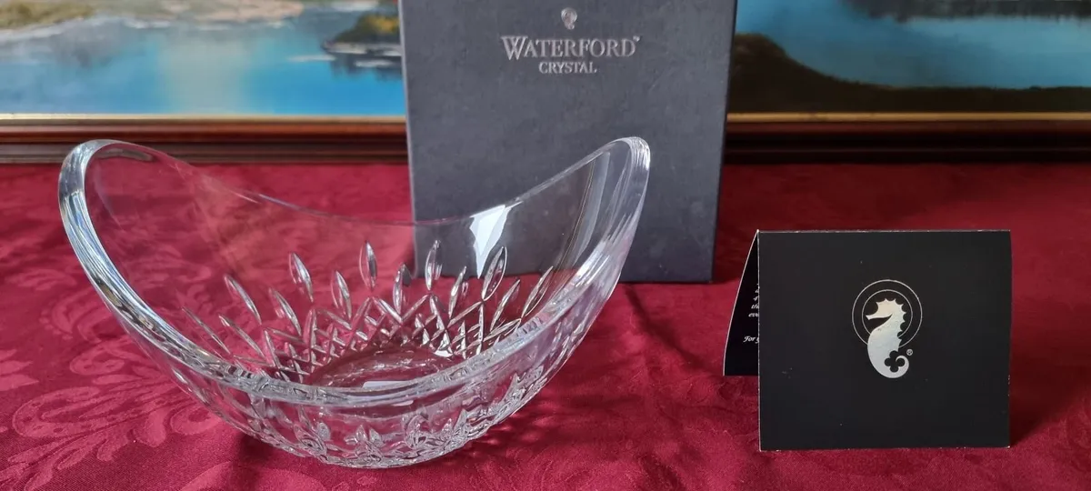NewInBox Waterford Crystal Lismore 9" Ellipse Bowl - Image 2