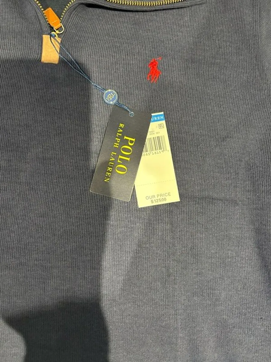 polo Ralph Lauren double knit half zip pullover - Image 2