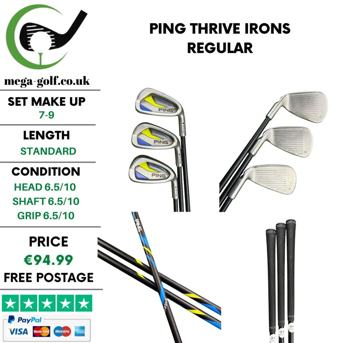 Ping Thrive Irons / 7-9 / Regular - Image 1
