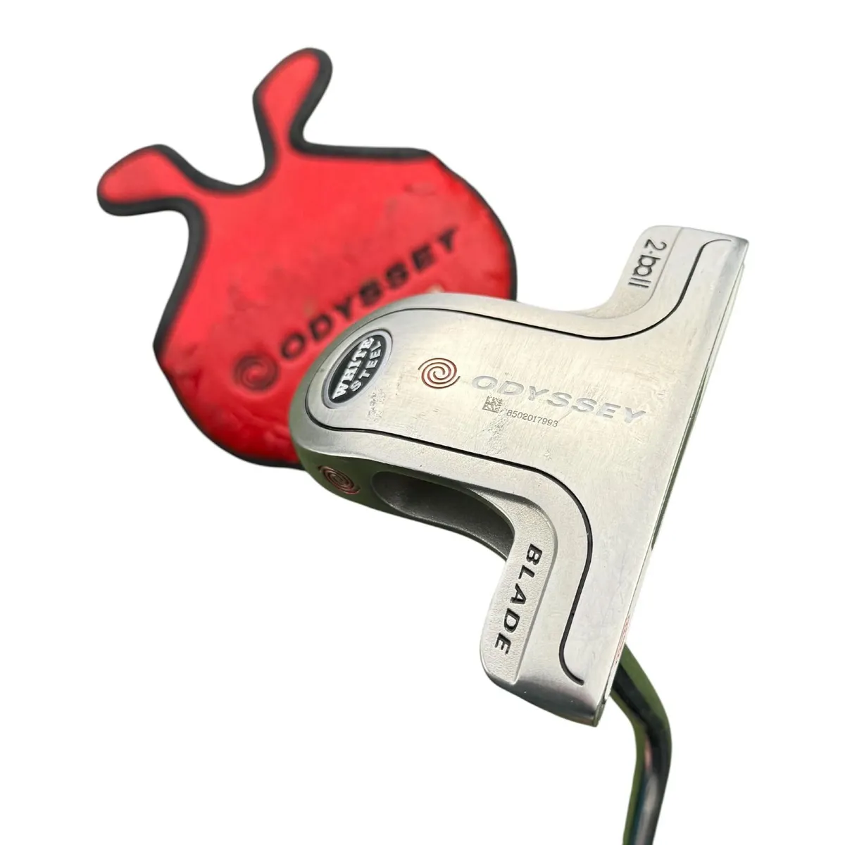 Odyssey White Steel 2-Ball Blade Putter / 34″ - Image 2