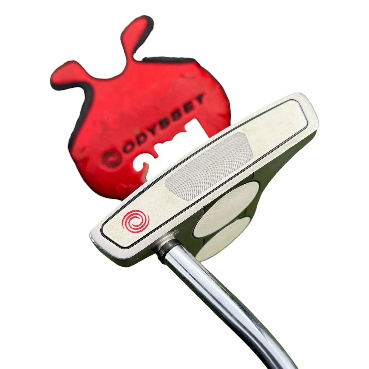 Odyssey White Steel 2-Ball Blade Putter / 34″ - Image 3