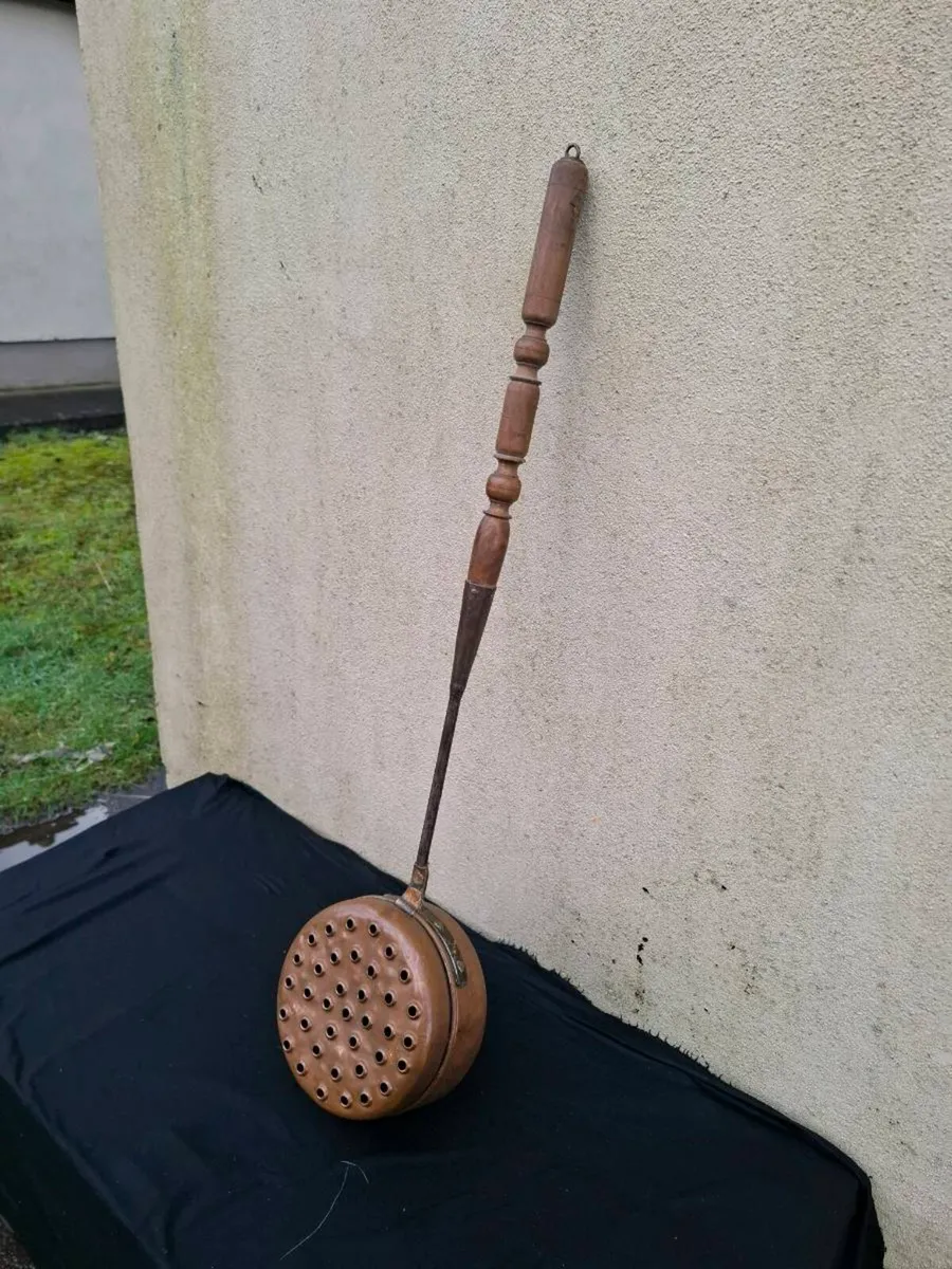 Copper bed warmer - Image 1