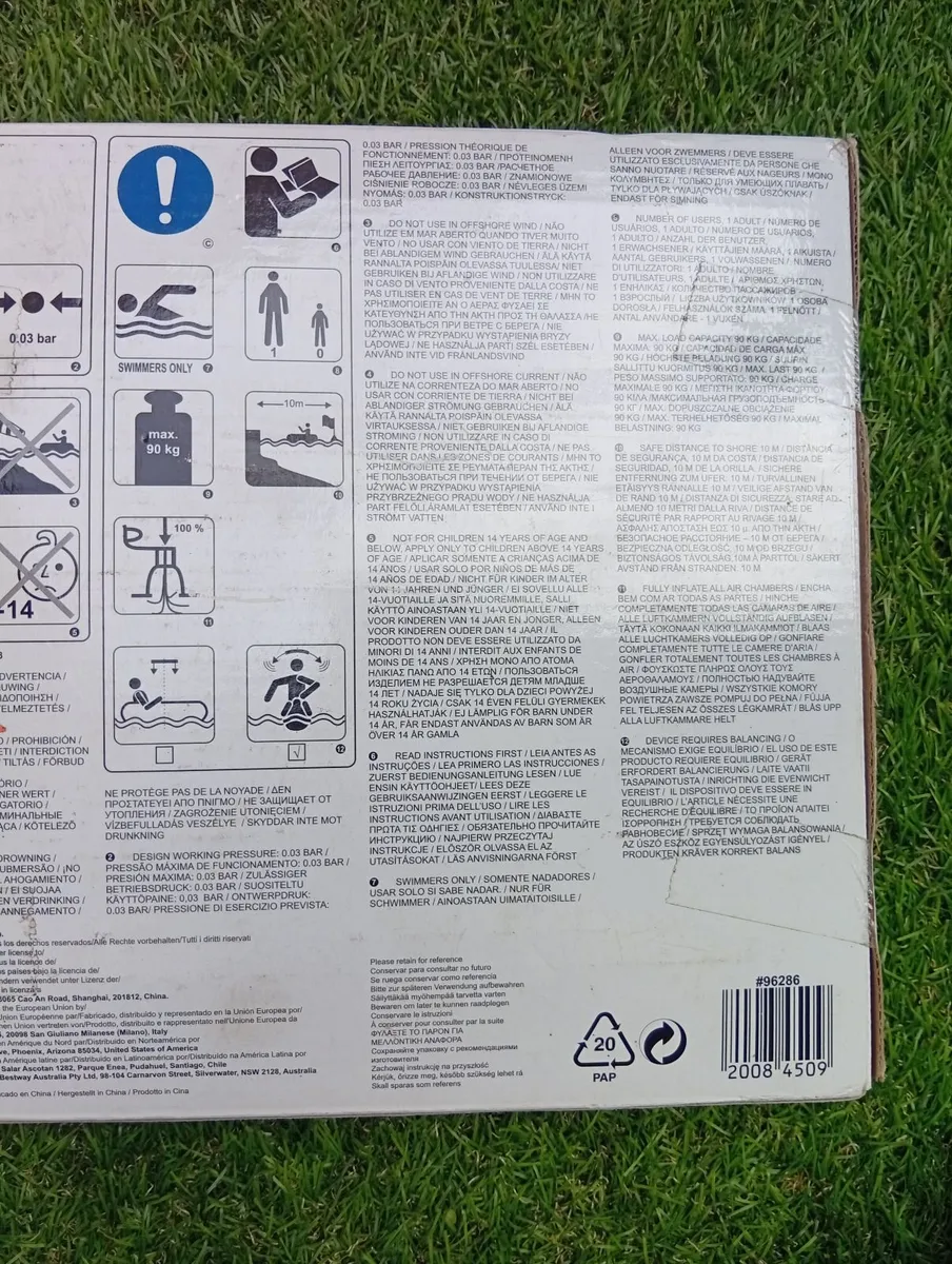 Brand New Inflatable Air Bed Lounge Float Mattress - Image 4